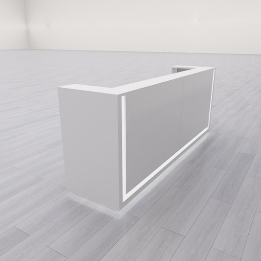 Verve LED Light Reception Desk for Beauty Salon Spa