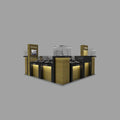Custom Jewelry Kiosk for Shopping Mall Retail Display