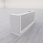 Verve Customizable LED Reception Desk for Salon & Spa