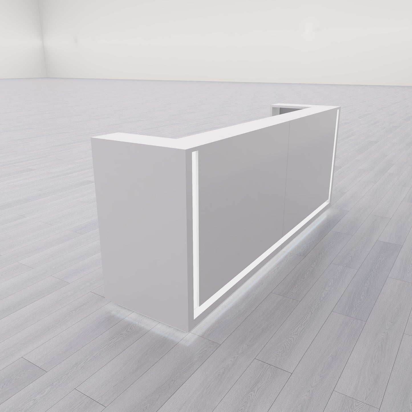 Verve LED Light Reception Desk for Beauty Salon Spa