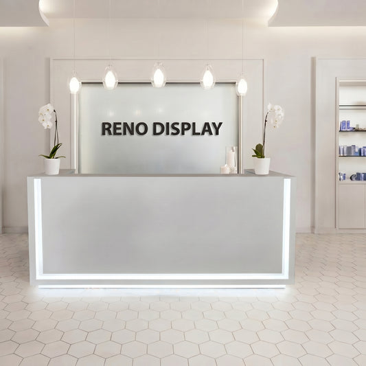 Verve LED Light Reception Desk for Beauty Salon Spa