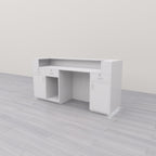 Verve Customizable LED Reception Desk for Salon & Spa
