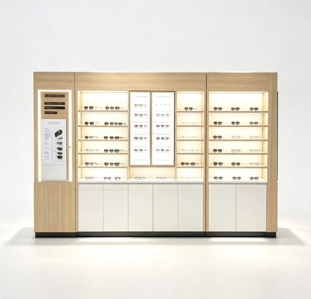 Custom Sunglasses & Optical Eyewear Retail Kiosk Store Solution