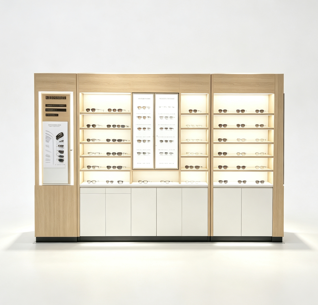 Custom Sunglasses & Optical Eyewear Retail Kiosk Store Solution