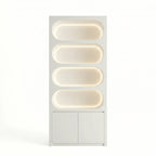 Dokka LED Lighted Beauty Salon Wall Display Cabinet Skincare Retail Wall Shelf