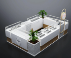 Custom Jewelry Kiosk for Shopping Mall Retail Display