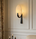 Njord Alabaster Wall Light French Minimalist Decor Wall Lamp