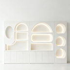 Vanir Modular LED Display Cabinet Freestanding Cosmetics & Boutique Showcase