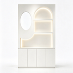 Vanir Modular LED Display Cabinet Freestanding Cosmetics & Boutique Showcase