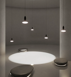 Hodr Modern Single Pendant Light, Full Spectrum LED Bedside Hanging Lamp