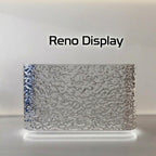 Midgard Water Ripple Metal Reception Desk | Curved Retail Counter