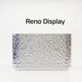 Midgard Water Ripple Metal Reception Desk | Curved Retail Counter