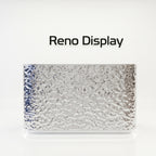 Midgard Water Ripple Metal Reception Desk | Curved Retail Counter