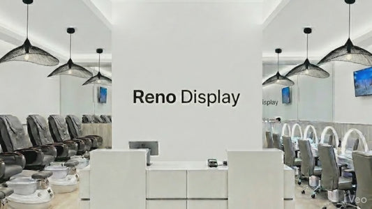 Forge Modular Straight Reception Desk Custom Retail Cash Counter
