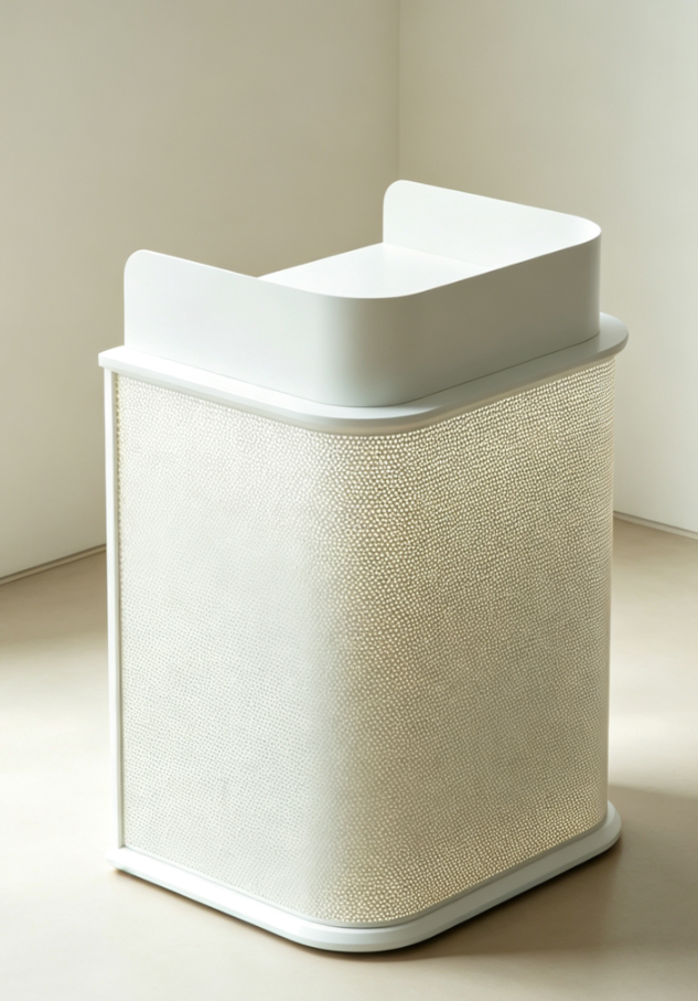 Jarn Custom LED Reception Counter with Lockable Storage